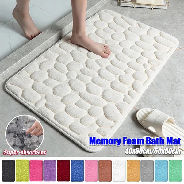 Tappeto Bagno Antiscivolo Memory In Velluto Preziosa BAT.0030 - Foto 9