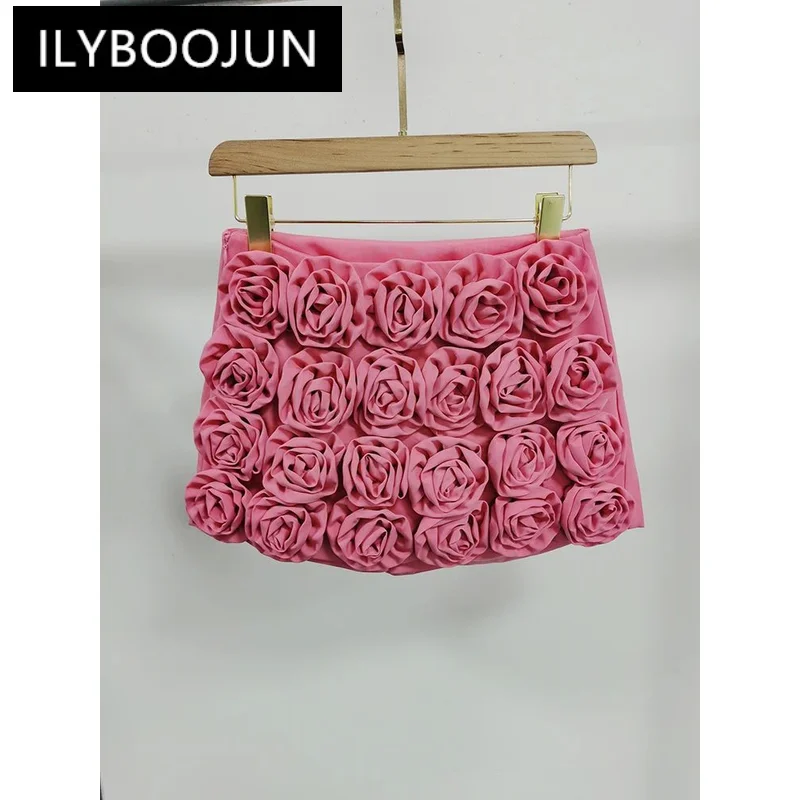 ILYBOOJUN Solid Patchwork Appliques Chic Shorts For Women High Waist Spliced Zipper Minimalist Slimming Short pant Female new