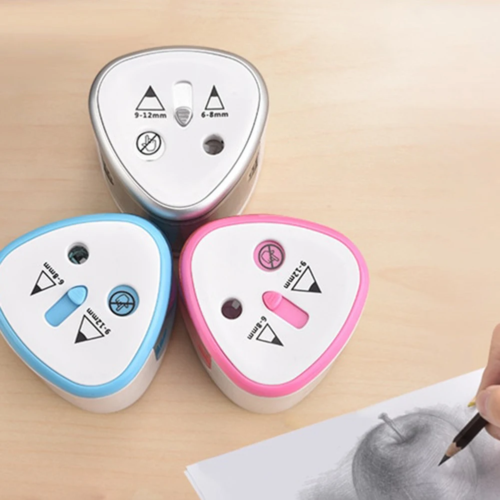 

Two Port Electric Pencil Sharpeners Powerful Fast Sharpening Pencil Tool For Colored Pencils