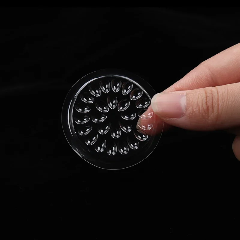 Holder Sticker Extension  Eyelash HOT 100 pcs Disposable Glue Adhesive Pallet For Eyelash Makeup Tools Plastic Flower Eyelash