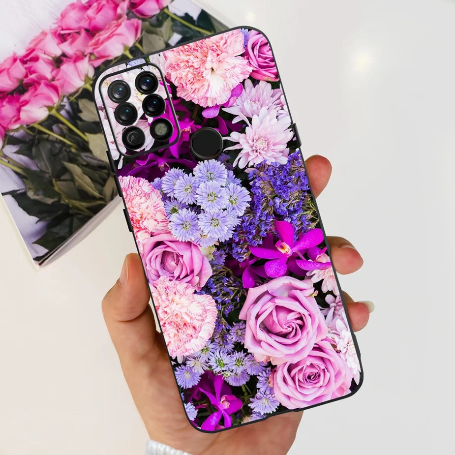 Colorful Matte Silicone Phone Case with Bumper Protection - 6.8'' Back Cover