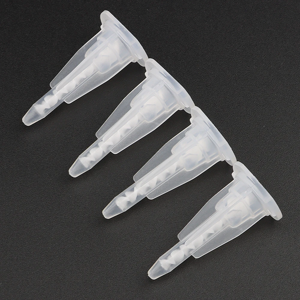 50/100 Stück Statischer Mischerdüsen-Set MA3.0-8S Epoxid-Mischdüsen für 50ml Zweikomponenten-Klebstoffkartuschen (1:1/1:2 Verhältnis)