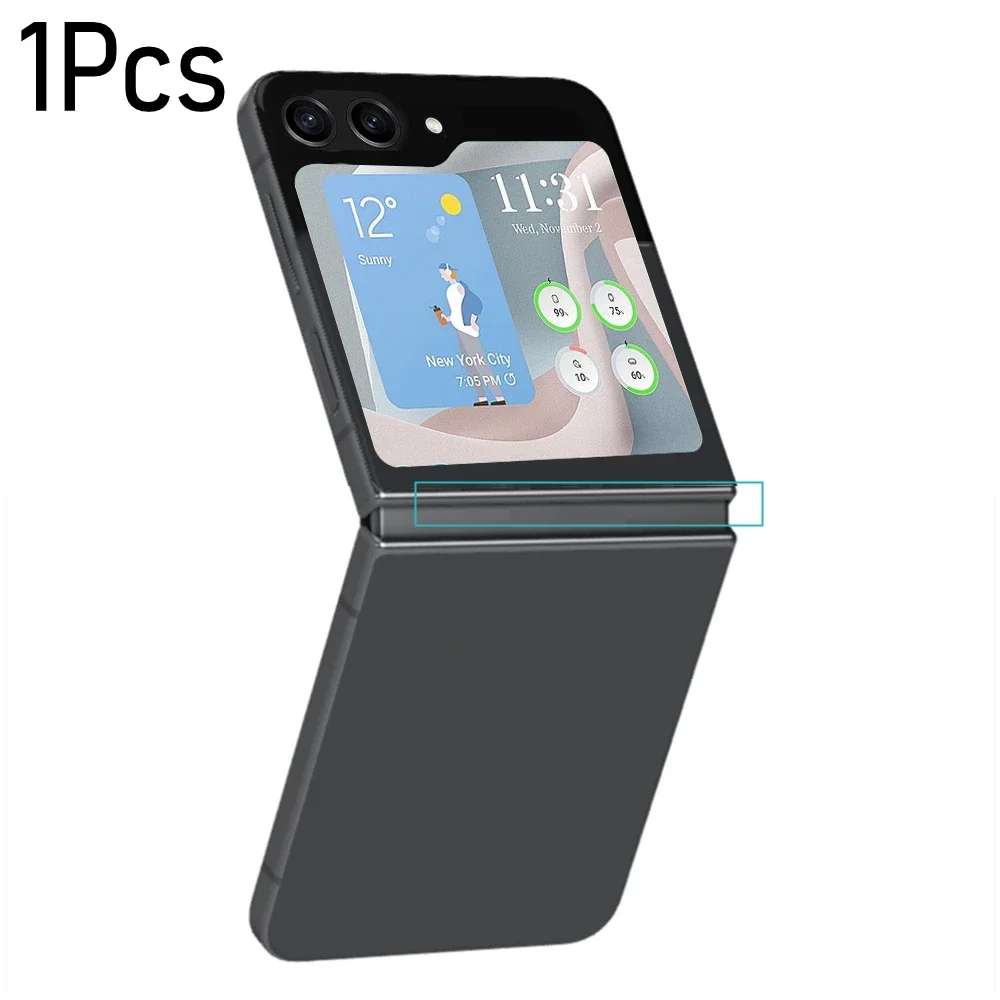 thumbnail image 1 of Película de hidrogel Flip6 Flip5 para Samsung Galaxy Z Flip 6 5 5G, Protector de pantalla suave antiarañazos para bisagra ZFlip6 ZFlip5, 1 of 5