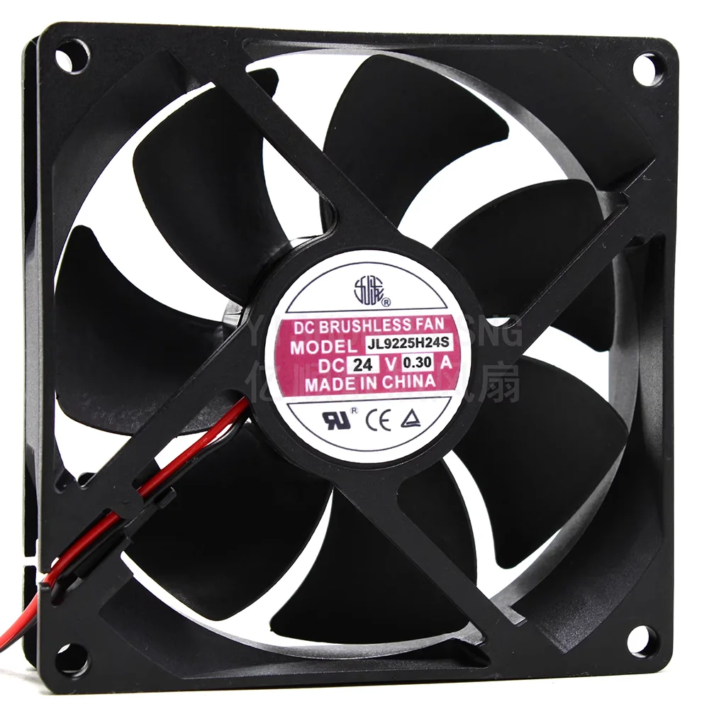 

JL9225H24S DC 24V 0.30A 9CM 9225 92*92*25MM welding machine ultra-quiet new cooling fan