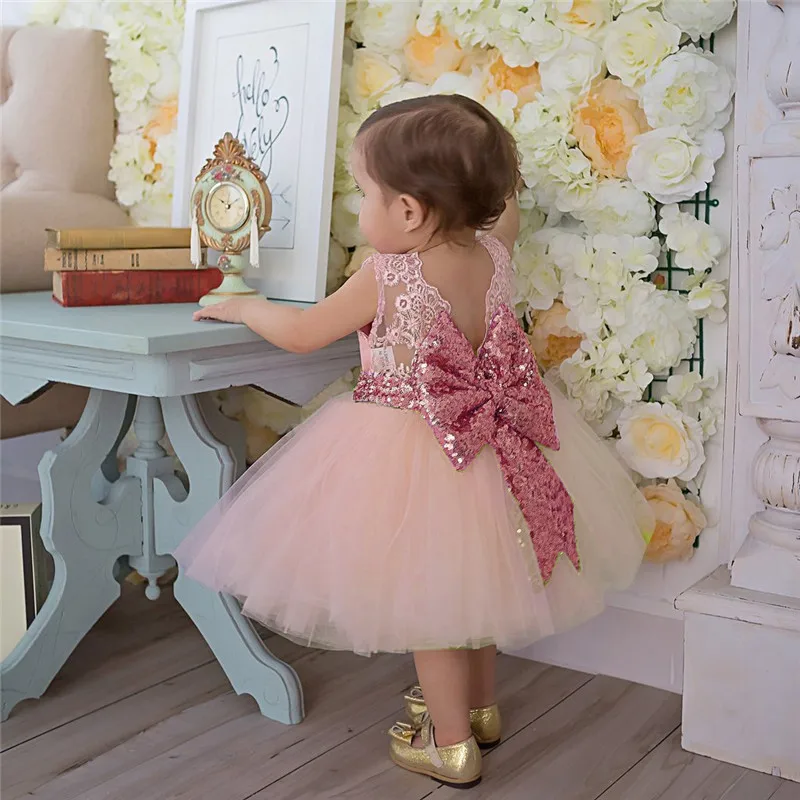 Bebek kız elbise zarif prenses elbise bebek noel doğum günü partisi elbisesi  yürümeye başlayan balo vaftiz törenlerinde Vestido 3 adet - AliExpress