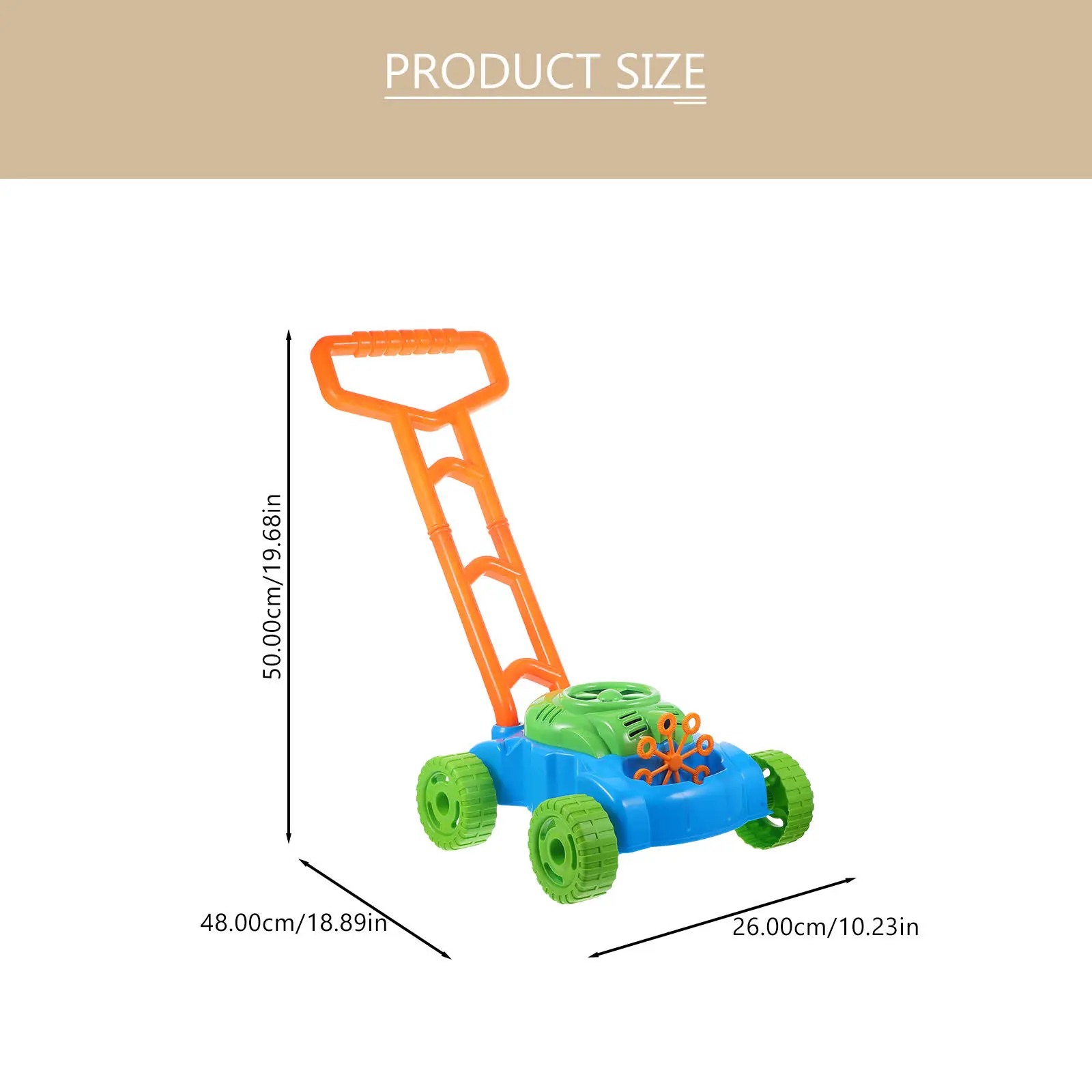1Pcs 버블 모어 용 버블 블로워 머신 밝은 색상 현실적인 잔디 소리 놀이용 야외 정원 활동