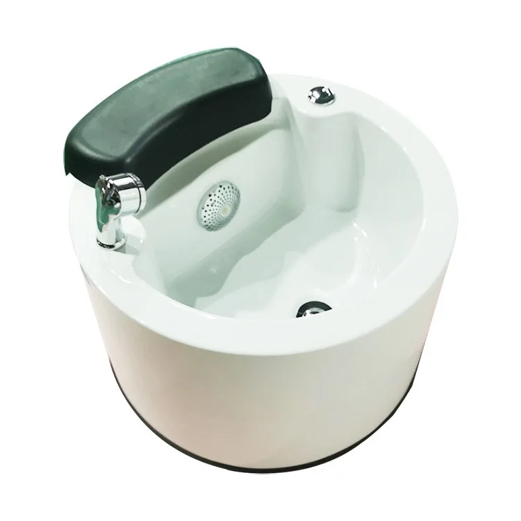 New Designer Pedicure Round Pedicure Bowl with Footrest for Pedicure Chair