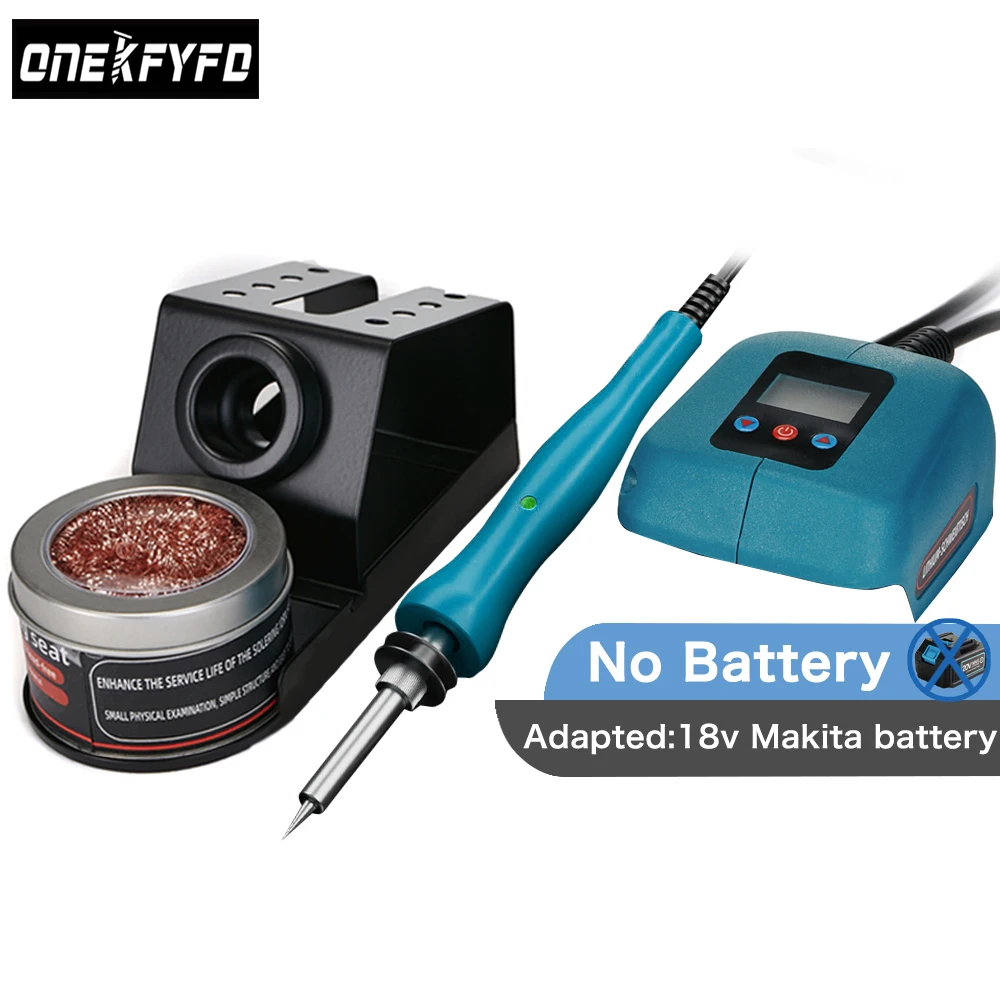 Portable Electric Soldering Station Digital Electronic Welding Iron Hot Air Soldering Iron For Makita 18V Battery（No Battery）