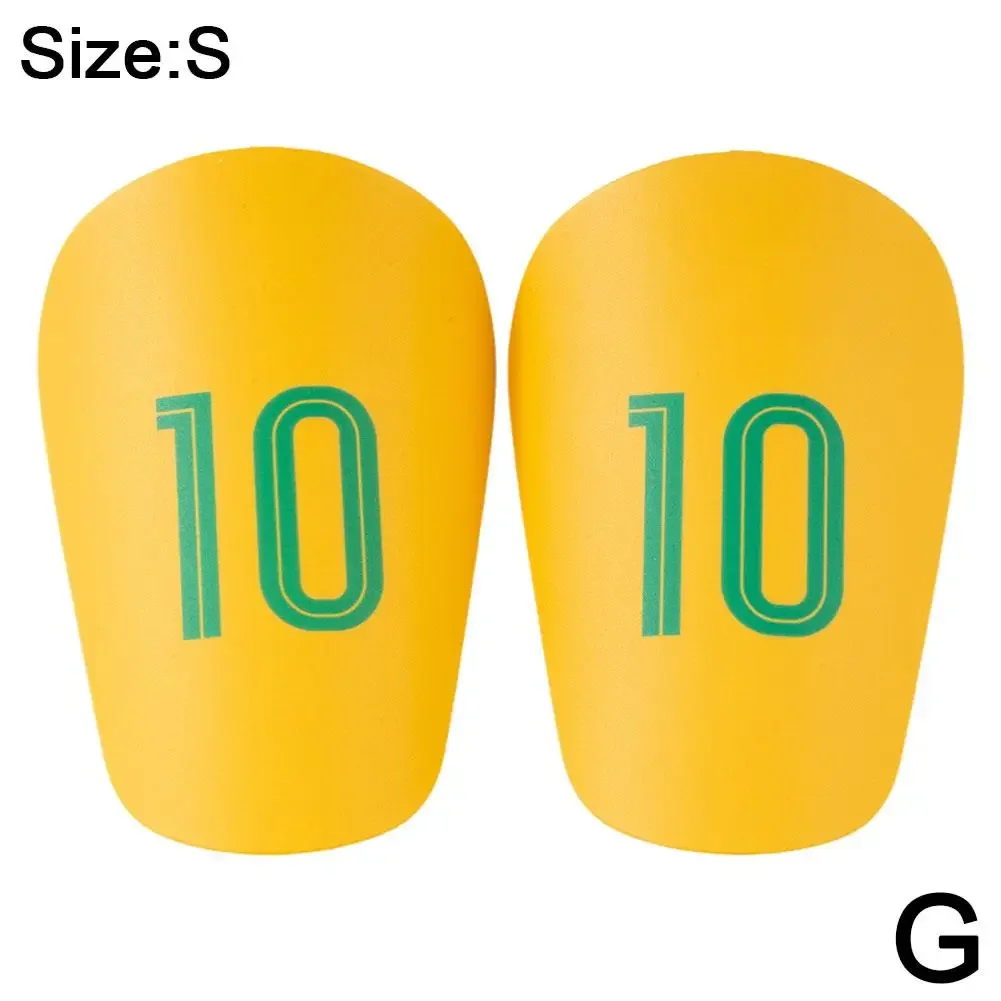 thumbnail image 1 of 1 par de mini espinilleras de fútbol, protector de piernas, resistente al desgaste, protector de piernas, tabla de absorción de impactos para entrenamiento J5A4, 1 of 5