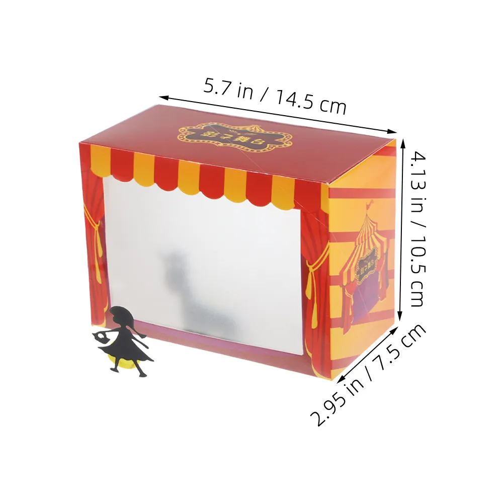 2세트 그림자 인형극 DIY 공예 키트 어린이 교육용 수제 인터랙티브 스토리텔링 인형극 창의적인 재미