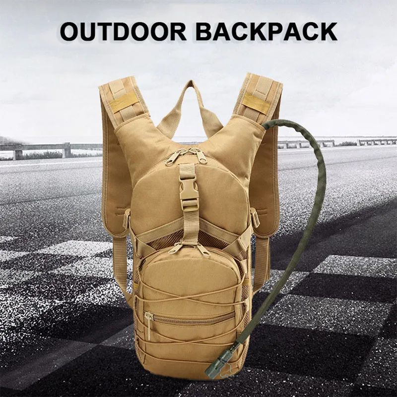 

Bicycle Outdoor Sports Bag Army Camouflage Tactical Backpack Men Off-road Women Hiking Riding Rucksacks 3L Water Bottle Bag