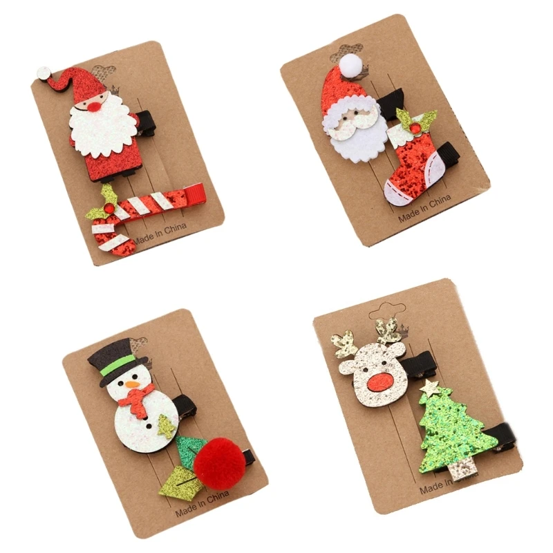 

Christmas Barrettes Christmas Hair Clip Christmas Hairpin Santa Headpiece Dropshipping