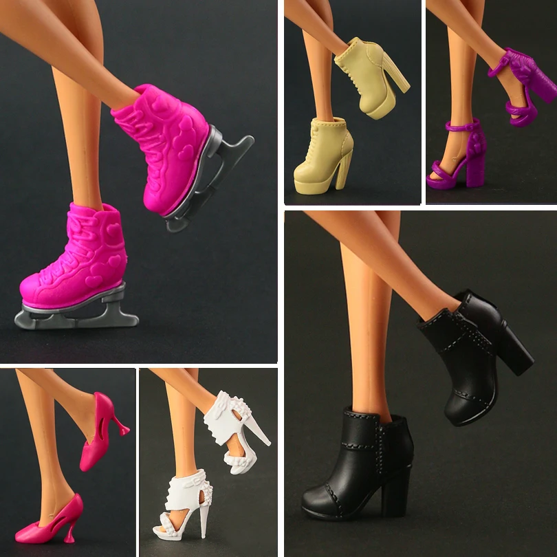 Doll Shoes doll accessories Fashion Swimming Boots for Barbie Doll 22 style shoes available