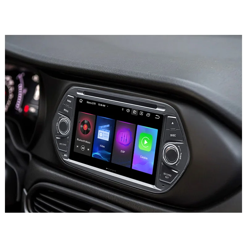 Android Car Radio Stereo For Fiat Tipo Egea 2015-2017 7'' Navigation Carplay Dvd Multimedia System Player Audio Gps Autoradio