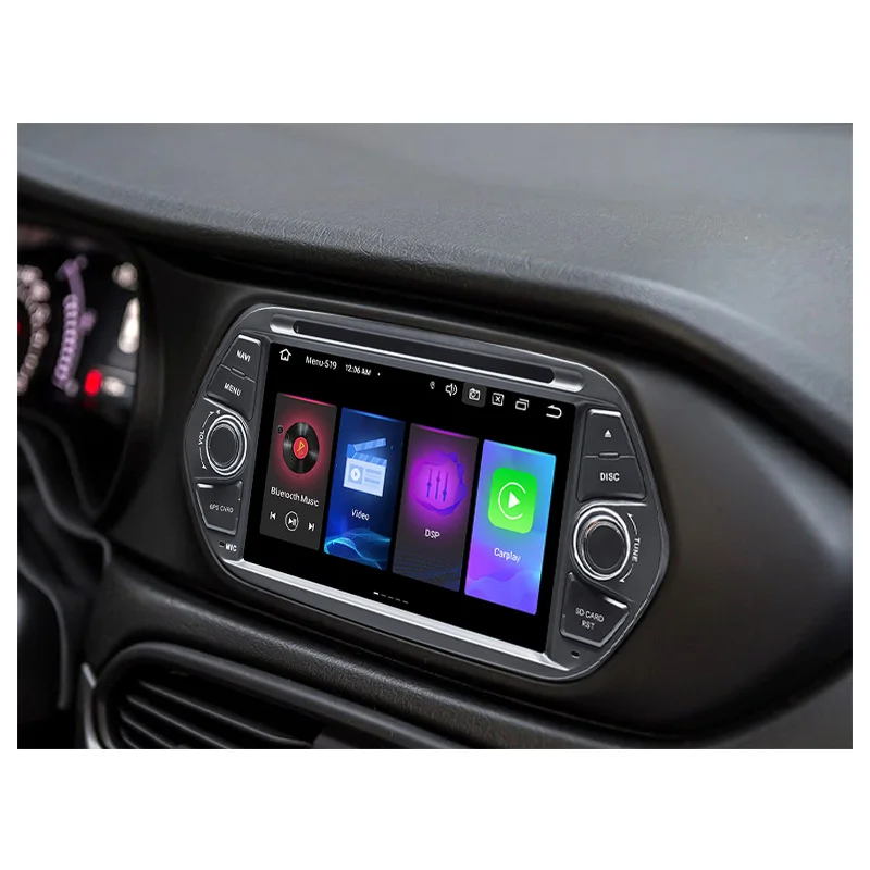 Autoradio per Fiat Tipo [2015-2018] - 2Din 7Pollici Android, GPS,  Bluetooth, Radio, Navigatore, Wifi, PlayStore