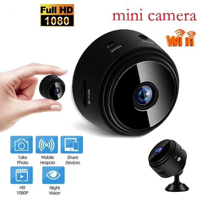 Indoor Security Camera Wireless WiFi Anti-theft Video Recording APP 1080P  Support Memory Card Mini IP