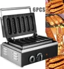 Hotdog Waffle Maker Machine Electric Corn Dog Maker 6 Slice Non-Stick Stainless Steel Waffle Baker Machine 3
