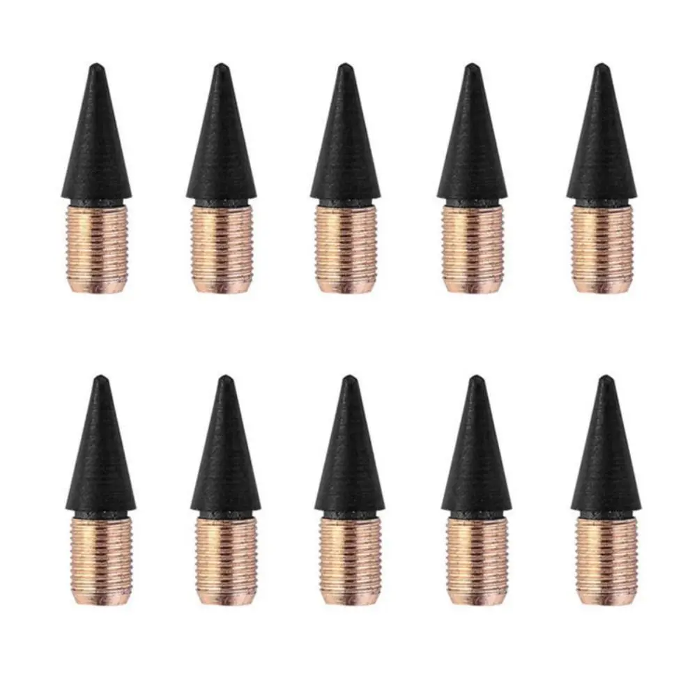 20PCS 0.5mm 리필 잉크리스 팁 교체 펜 잉크 없는 펜용 교체 가능한 잉크 프리 헤드 부드러운 필기용 흑연