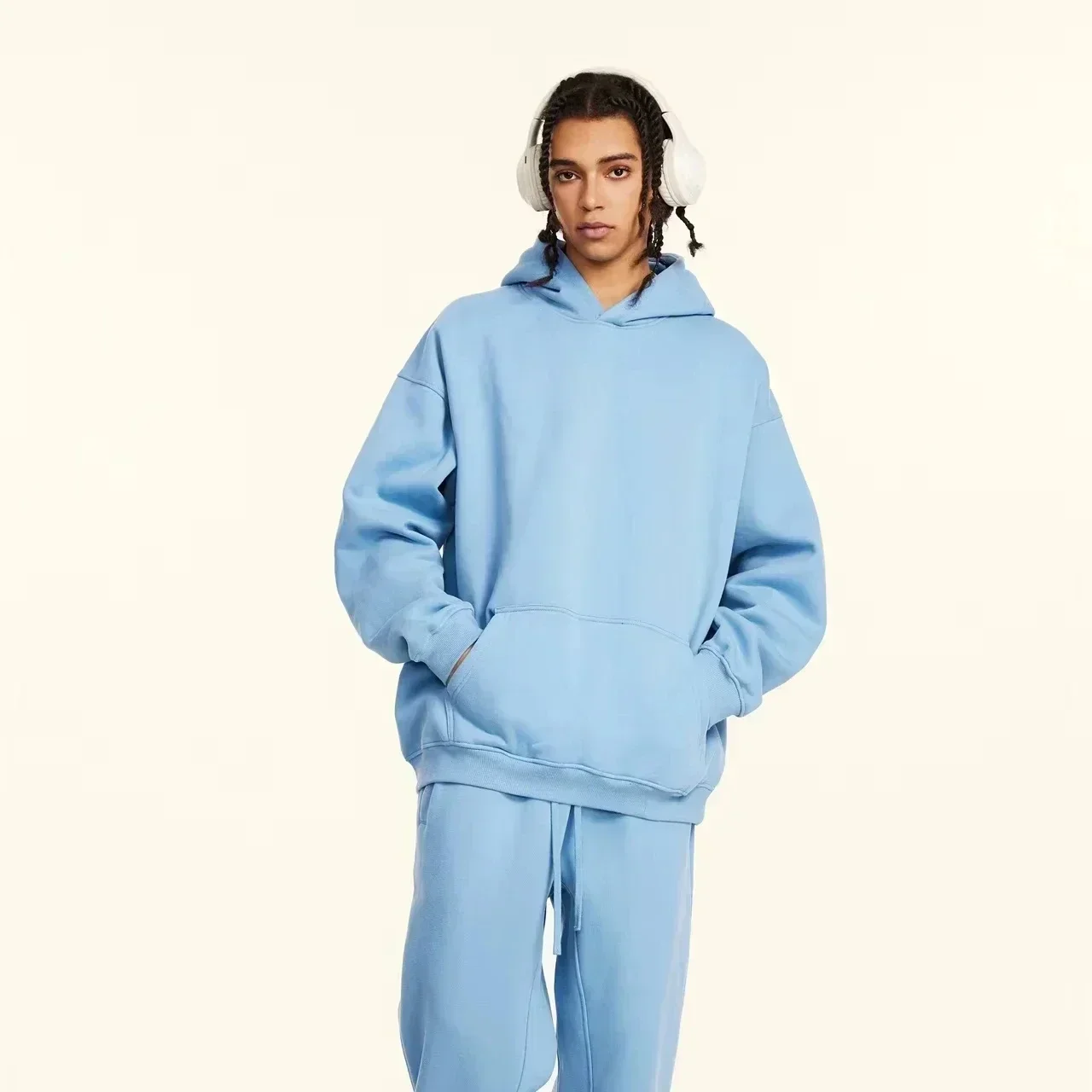 Oversize-Hoodie mit Grafik im Streetstyle