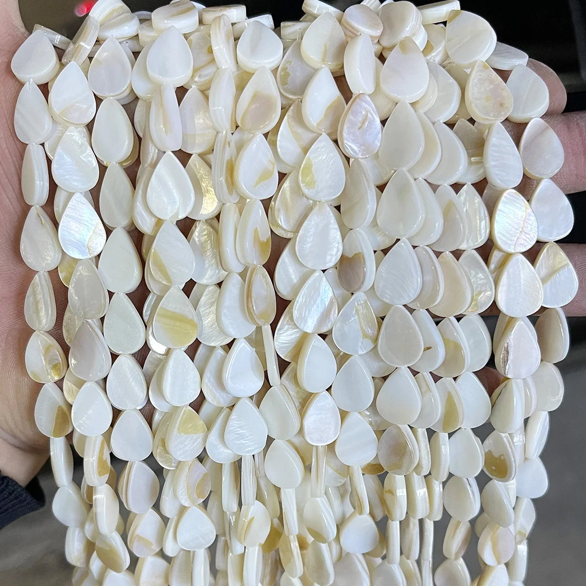 Natürliche Muschelperlen, vierblättriges Kleeblatt, Stern, Herzform, lose Distanzperlen für Schmuckherstellung, DIY-Armband, Halskette, Zubehör – Detail 8
