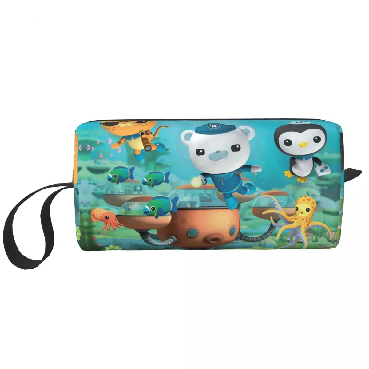 The Octonauts Crew Makeup Bag Large Cosmetic Bag Uomo Donna Cartoon Toiletry Bag Dopp Kit