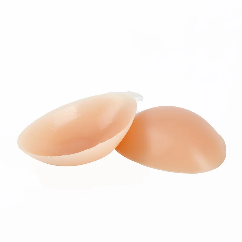 Invisible Bra Bras Thickened Gathering Silicone Bra Waterproof Stereo Cup Suitable for Wedding Light Skin Tone Nipple Pasties