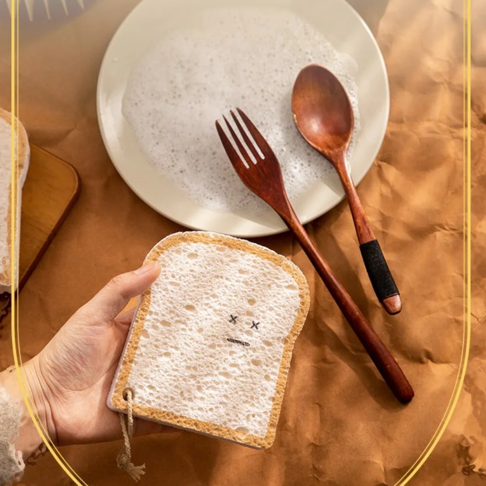 

Magic Kitchen Wood Pulp Pan Pot Dish Sponge Dishwashing Sponge Compressed Cleaning Scouring Pad Household Cleaning Supplies