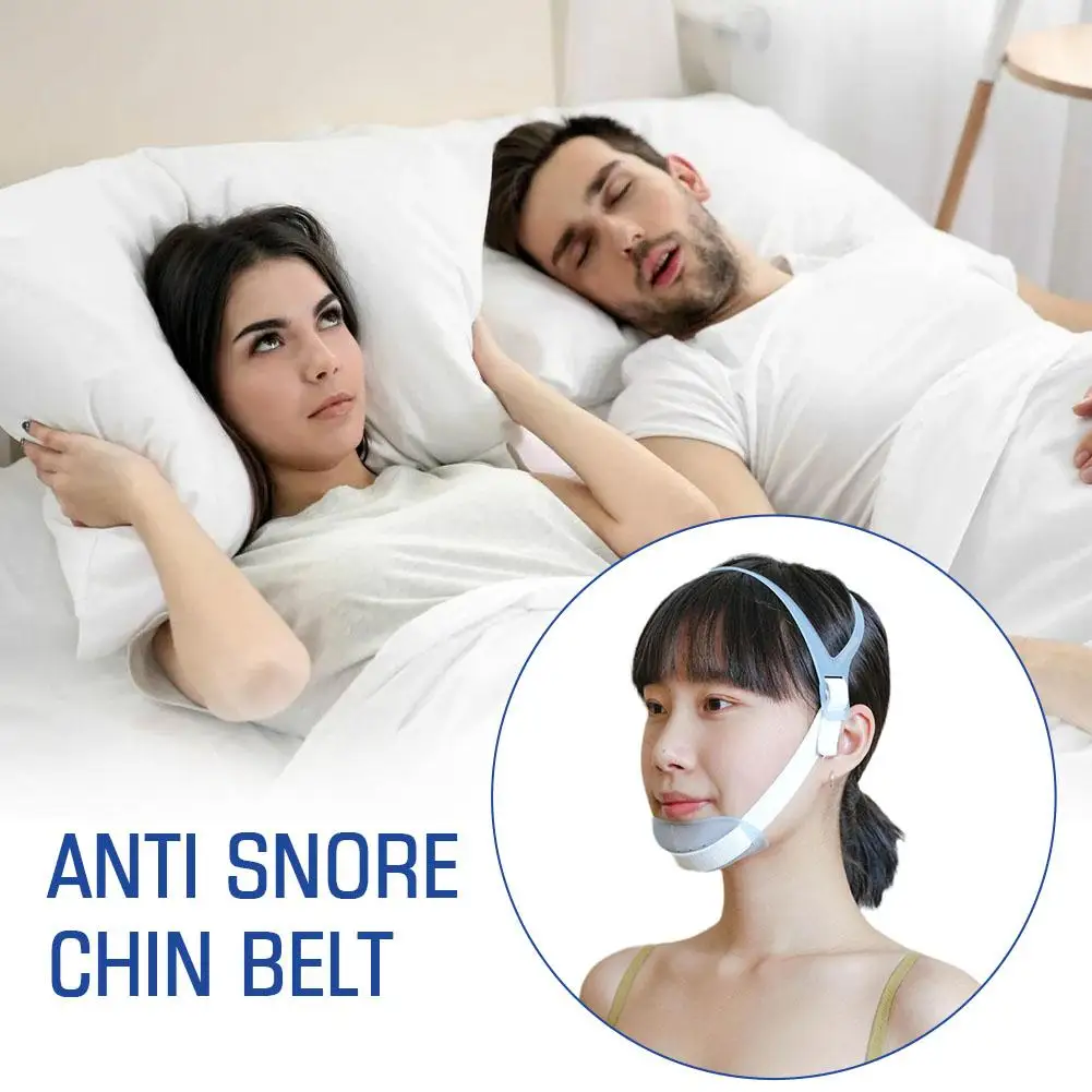 

Adjustable Anti Snore Chin Belt Mouth Breathing Correction For Women Men Better Breath Health Bandage Sleep Aid Care Tool I6L8