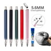 5.6mm All Metal Automatic Pencil 2B 4B 6B 8B Lead Core Art Drawing Writing Tool Sketching Manga Design Automatic Pencil 1