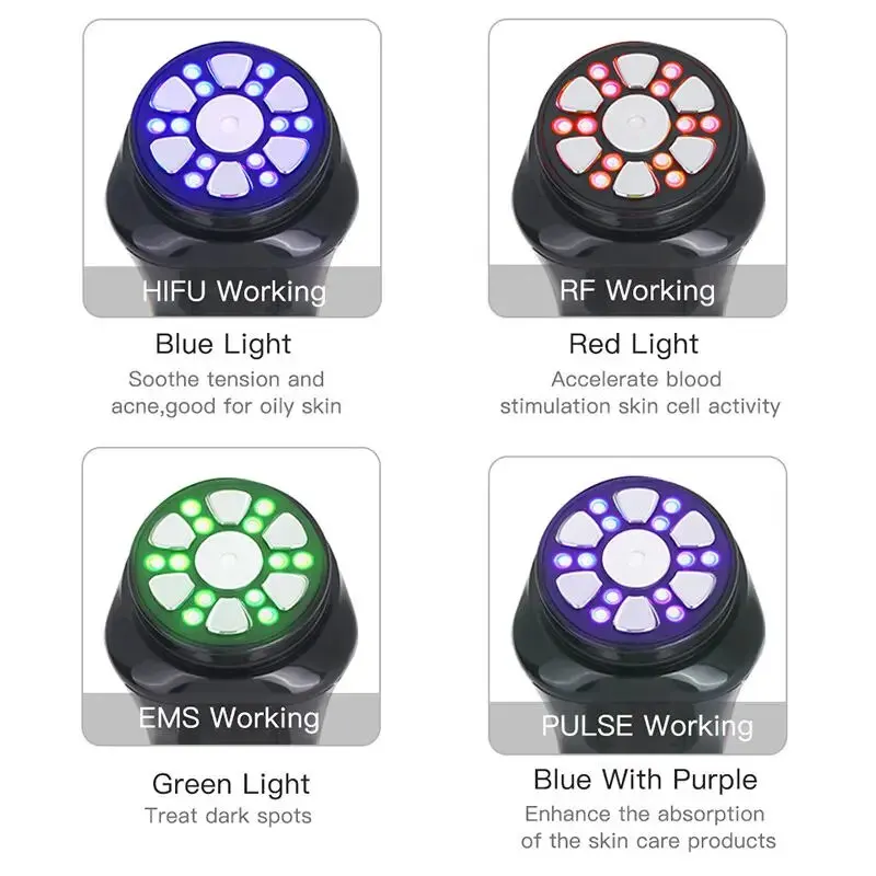 Mini HiFU 4 in 1 EMS Pulse RF Face LIfting Skin Rejuvenation