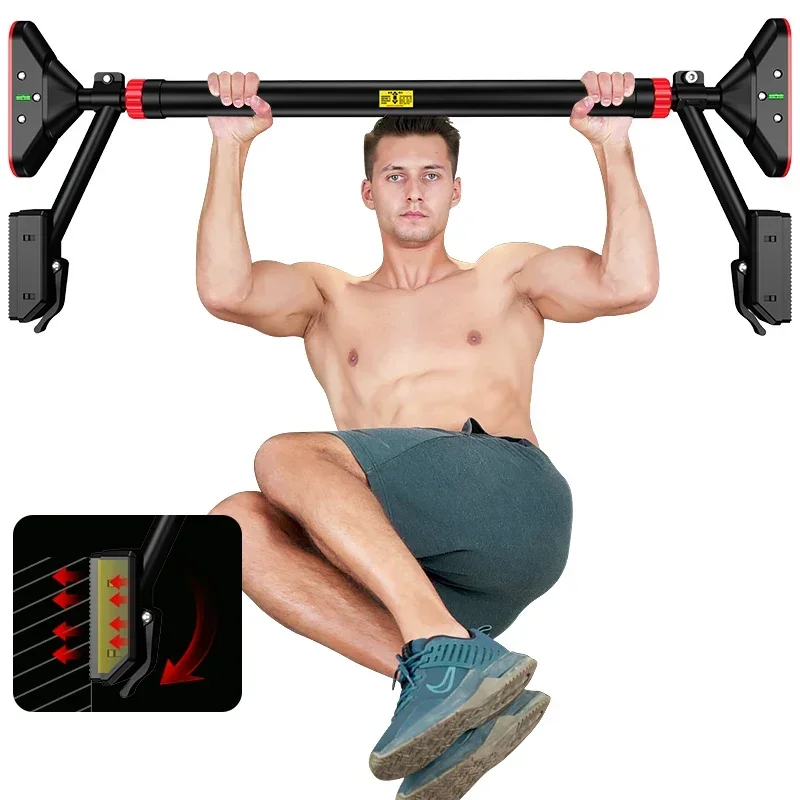Travel Bag Tension Rod Training for Door Iron Rod Pull-up Bar Chin-up Workout Equipment Dumbbells Gymnastic Beam Home Gym Rods