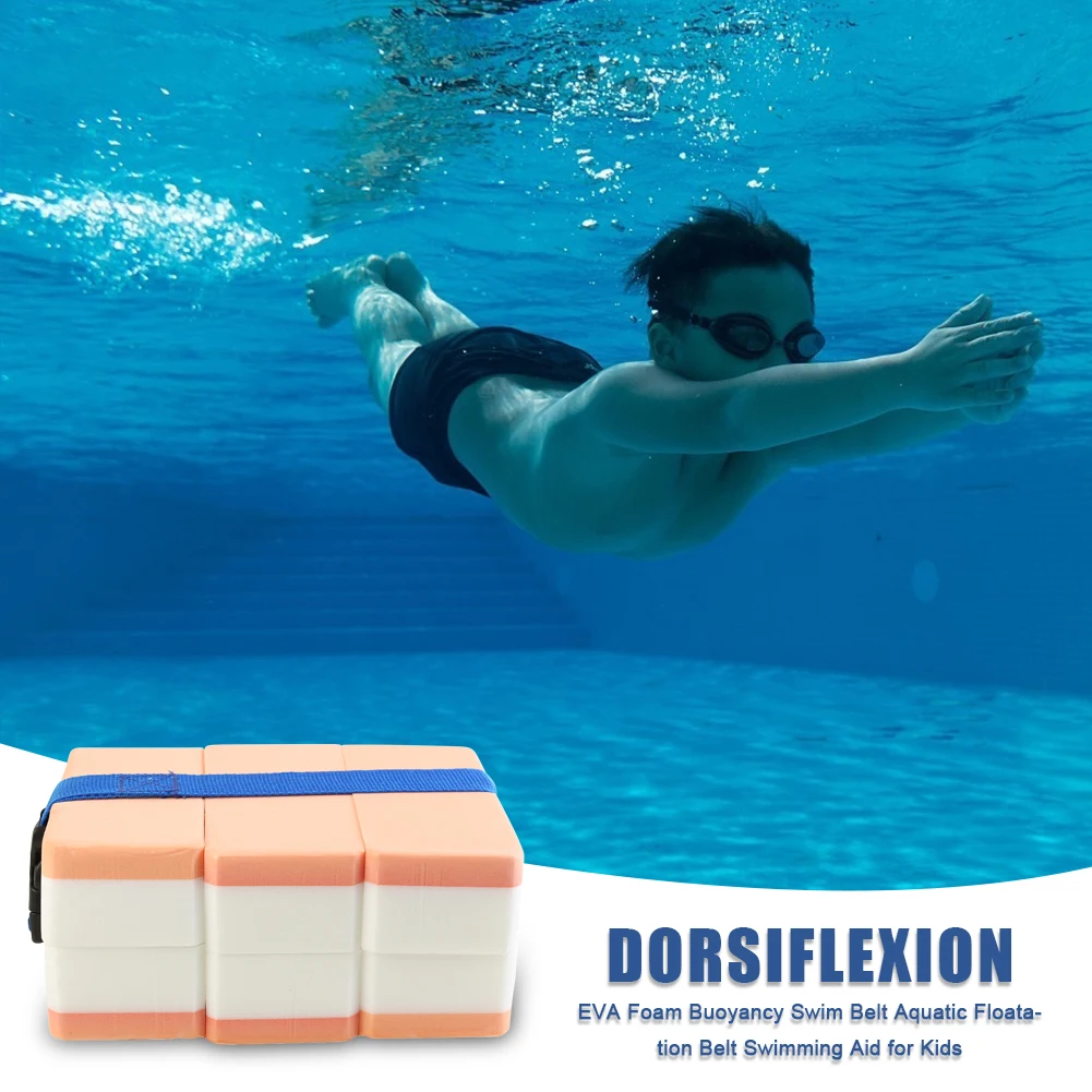 Swimming Back Floating Board EVA Belt Adjustable Aquatic Fitness Swim Training Portable Swimming Inflatable Float
