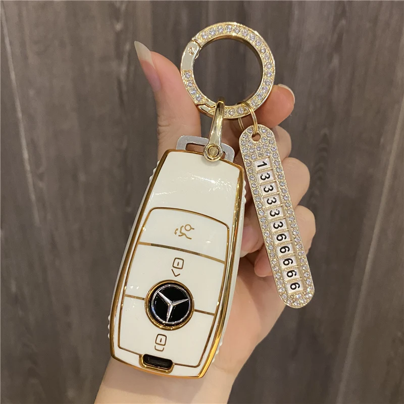 Cover Chiave/telecomando per Mercedes BenzW204 W463 W176 W251 W205 GLA CLA GLK GLC A C E S - Se22c8efc245049c090a4644796096c24l