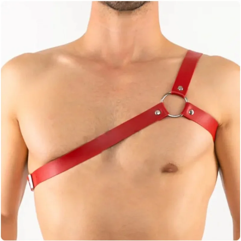 Adult Products Men's and Women's Straps Chest Strap Leather Black Sex Toys