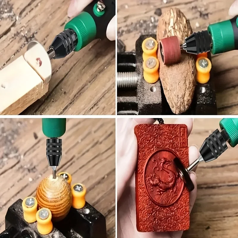 Eyless Drill Chuck 0.3-8mm Self-Tighten Electric Drill belgau Converter