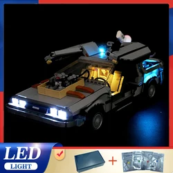 LED Light Kit For LEGO 10300 Back To Future Time Machine Building Blocks Bricks Toy（Only LED Light，Without Car Blocks Model）