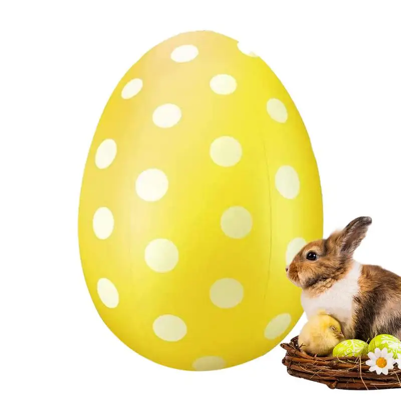 

Giant Inflatable Easter Egg Cute Blow Up Eggs Easter Egg Inflatable Yard Ornament For Holiday Outdoor Home Party Decoration