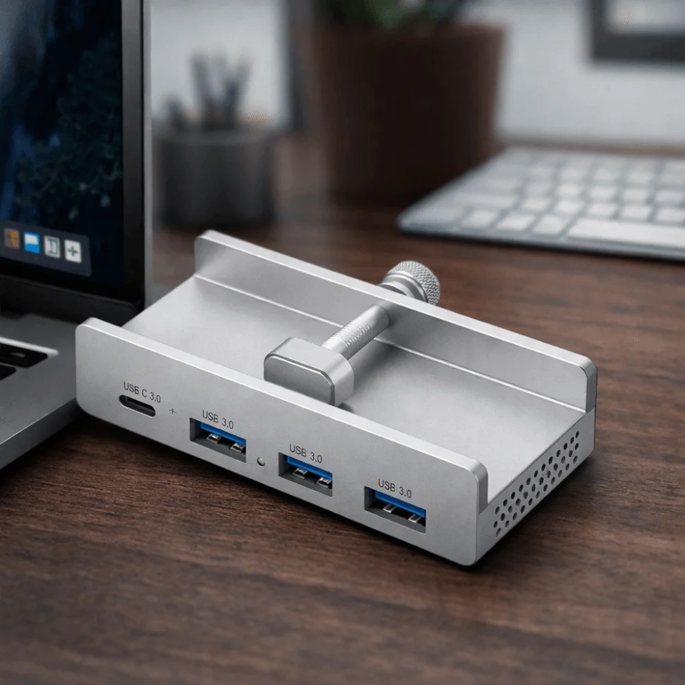 USB3.2/3.0/2.0 USB 허브 클램프 5Gbps 전원 공급 장치 USB 분배기 어댑터 범용 외부 고속 허브 노트북 액세서리