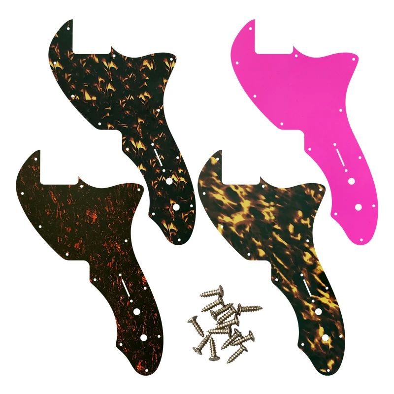 

Xinyue Custom Guitar Parts For US Tele 69 Thinline Guitar Pickguard No Pickup Scratch Plate Multi Color Choice Flame Pattern