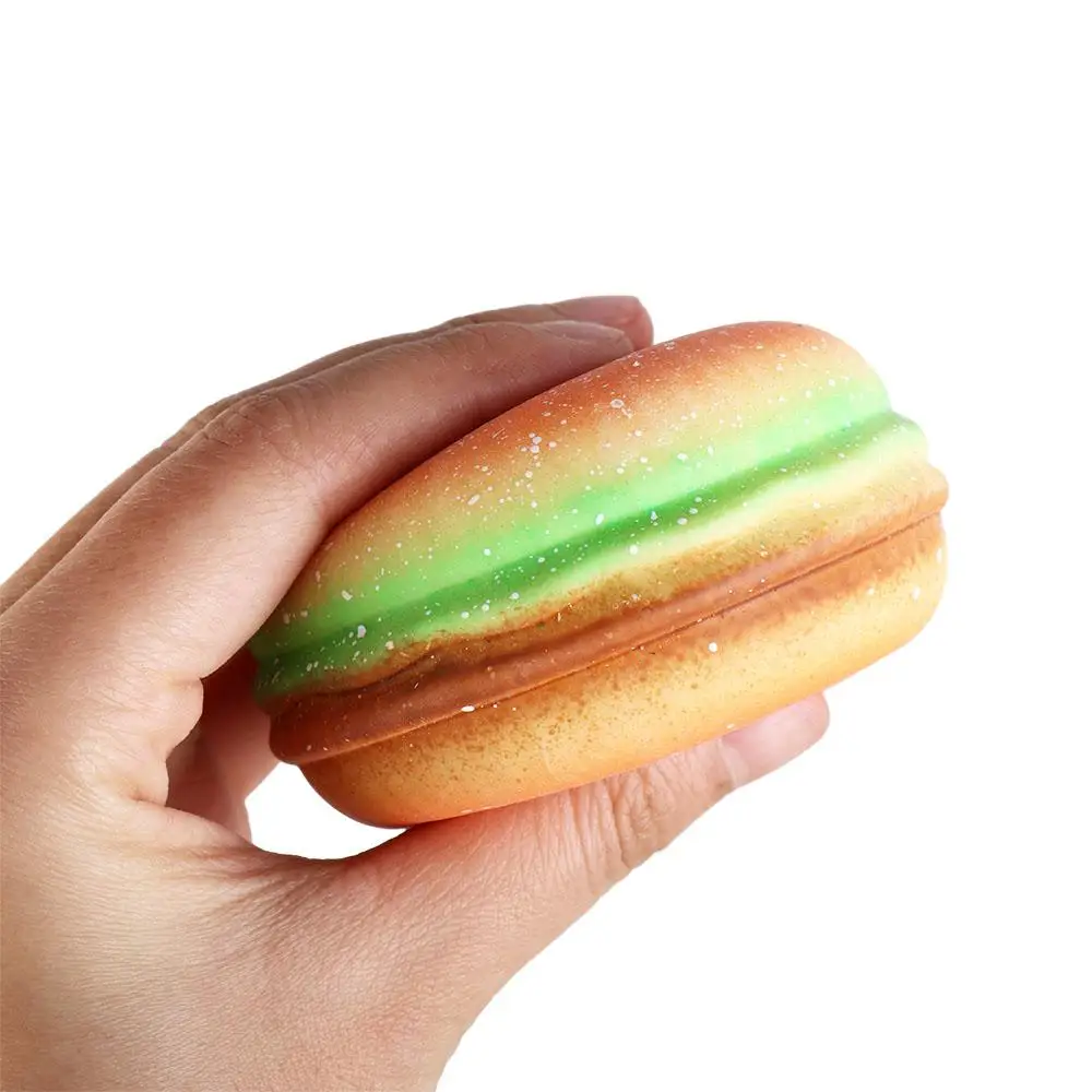 Ice-cream Hamburger Squeeze Toy Sensory Toy Silicone Simulation Food Fidget Toy 3D Fidget Toy Pinch Decompression Toy Funny Toys