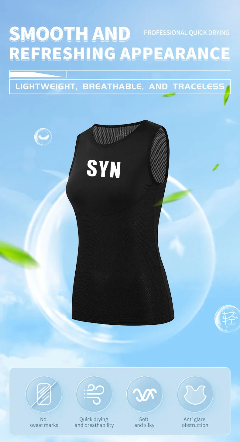 Description Picture 3 of itemSYN Women's cycling vest summer quick drying clothes road bikes sleeveless cycling jerseys cycling underwear cycling base shirts