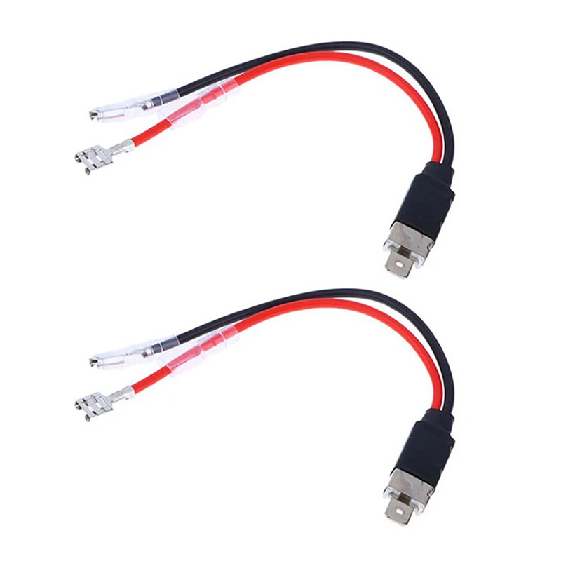 2PCS H1 Replacement Single Converter Wiring Connector Cable Conversion  Adapter Holder for HID Headlight Bulb Accessories