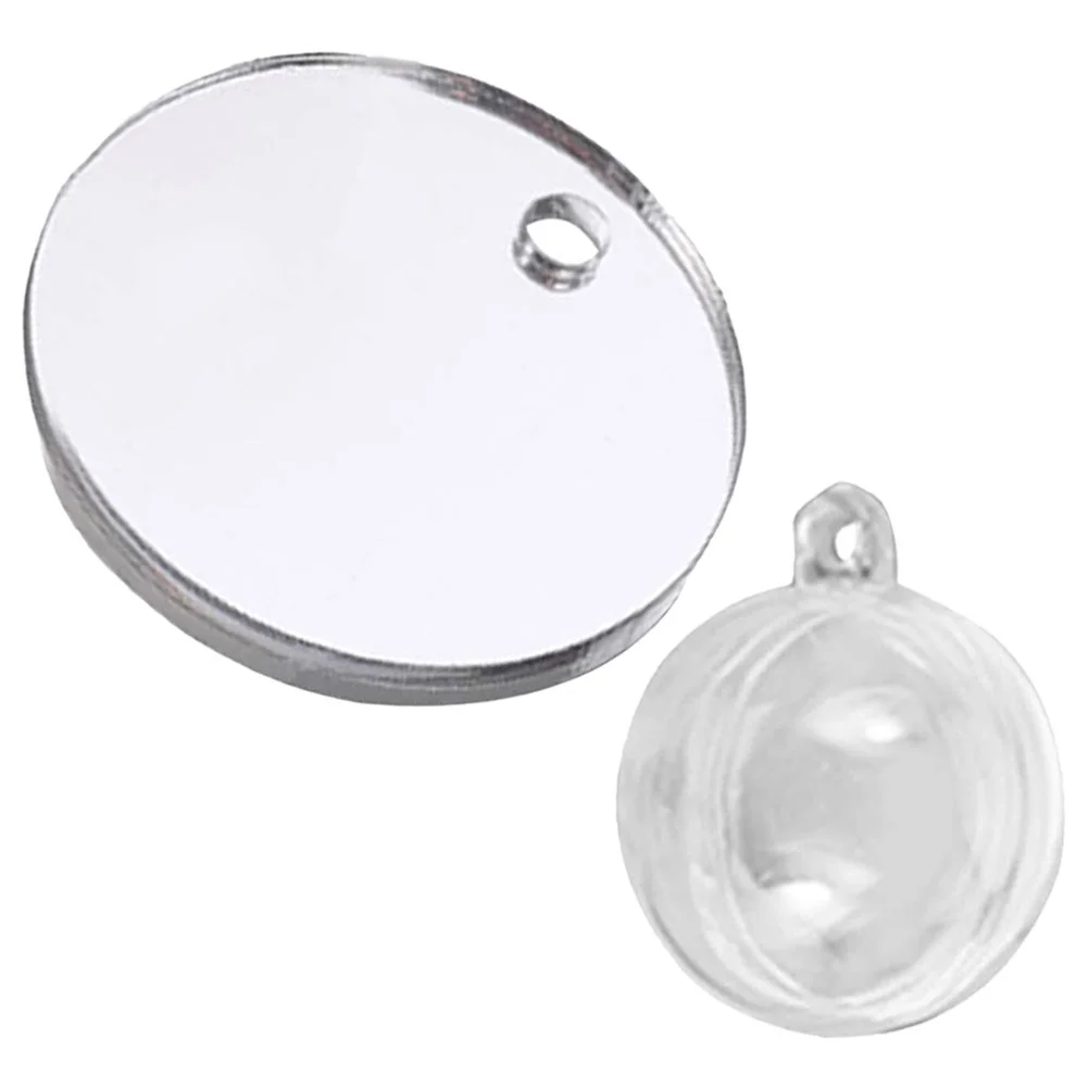 

Betta Mirrors Round Floating Betta Exercise Mirror Double-Sided 5Cm Betta Training Mirror Toys Decorative Betta Tank