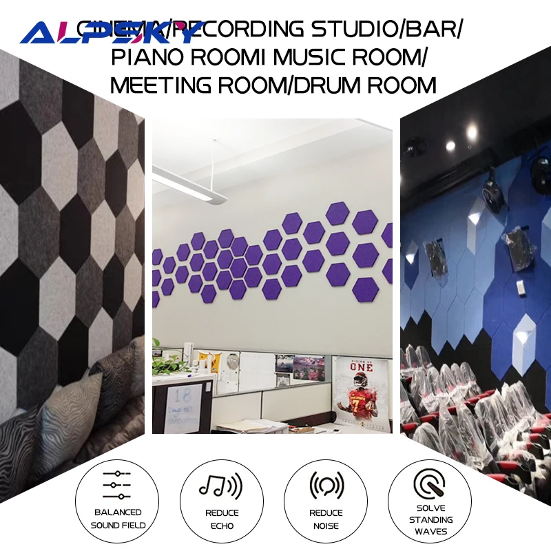 Acoustic Wall Panels 12 Pcs for Kids Rooms Nursery Office