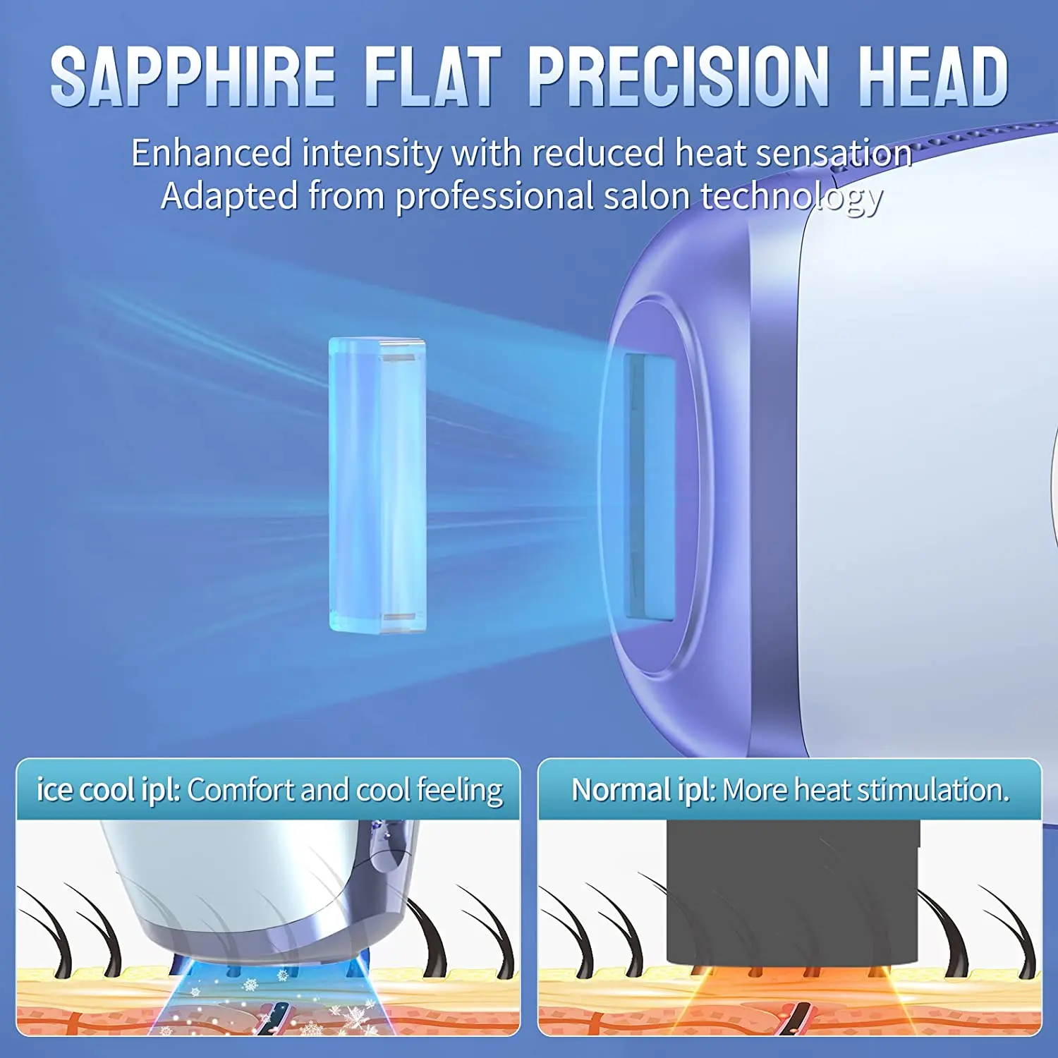 DEESS GP592 IPL 2IN1 Laer Hair Removal Ice Cooling Epilator Permanent Face Body Bikini Depilador Home Laser Unlimted Flash 5