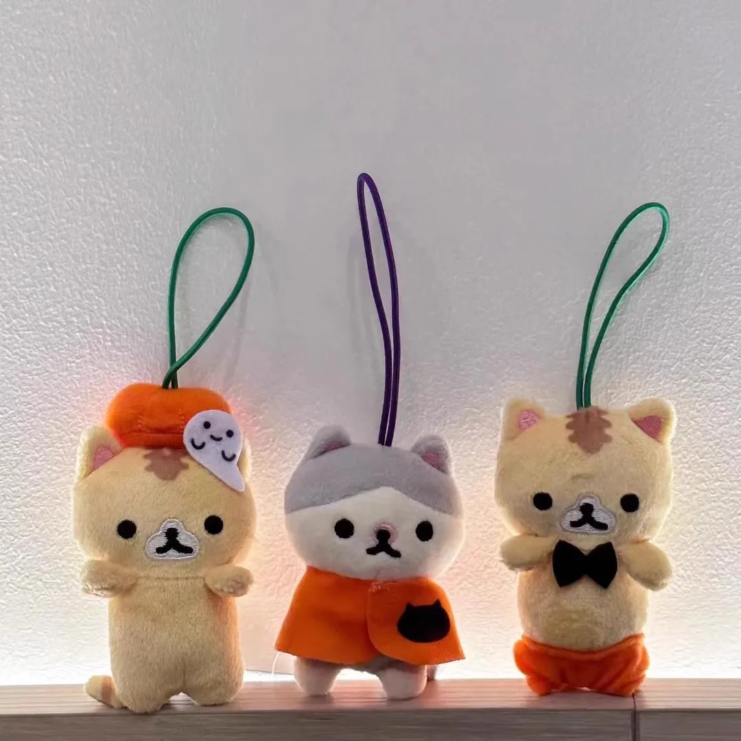 New Cute Halloween Corocoro Coronya Cat Plush Keychain Small Pandent Kids Stuffed Toys For Children 10CM 2