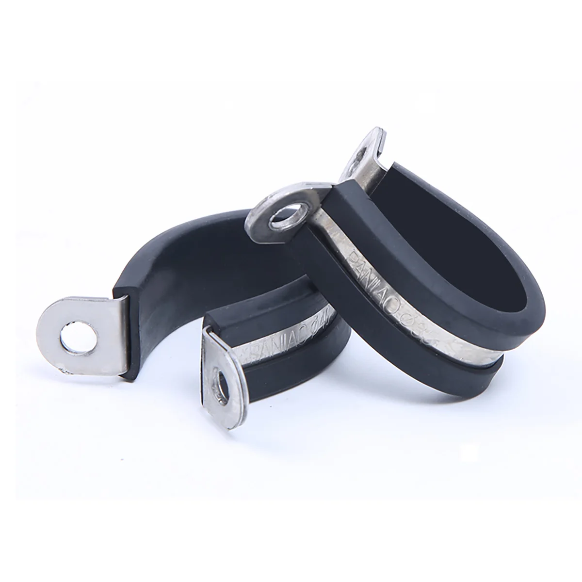 304 Stainless Steel Horse Riding Clamp / U-Shaped Clamp With Rubber