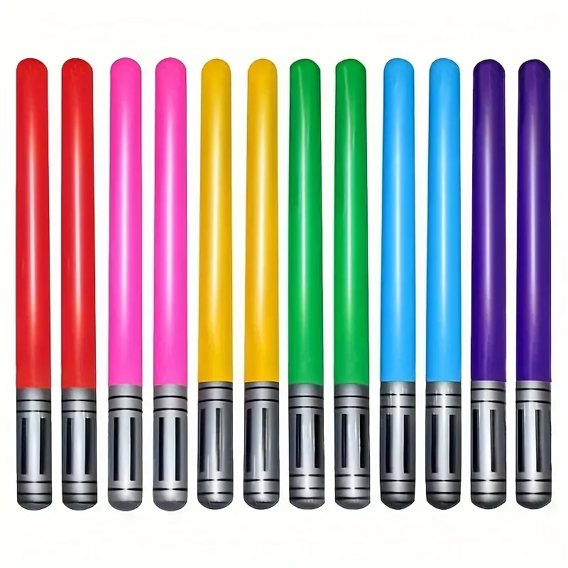 10PCS Random Color Inflatable Swords Jumbo Non-luminous toys Instruments For Children Party Kids Gift Child Concert Swords Toys