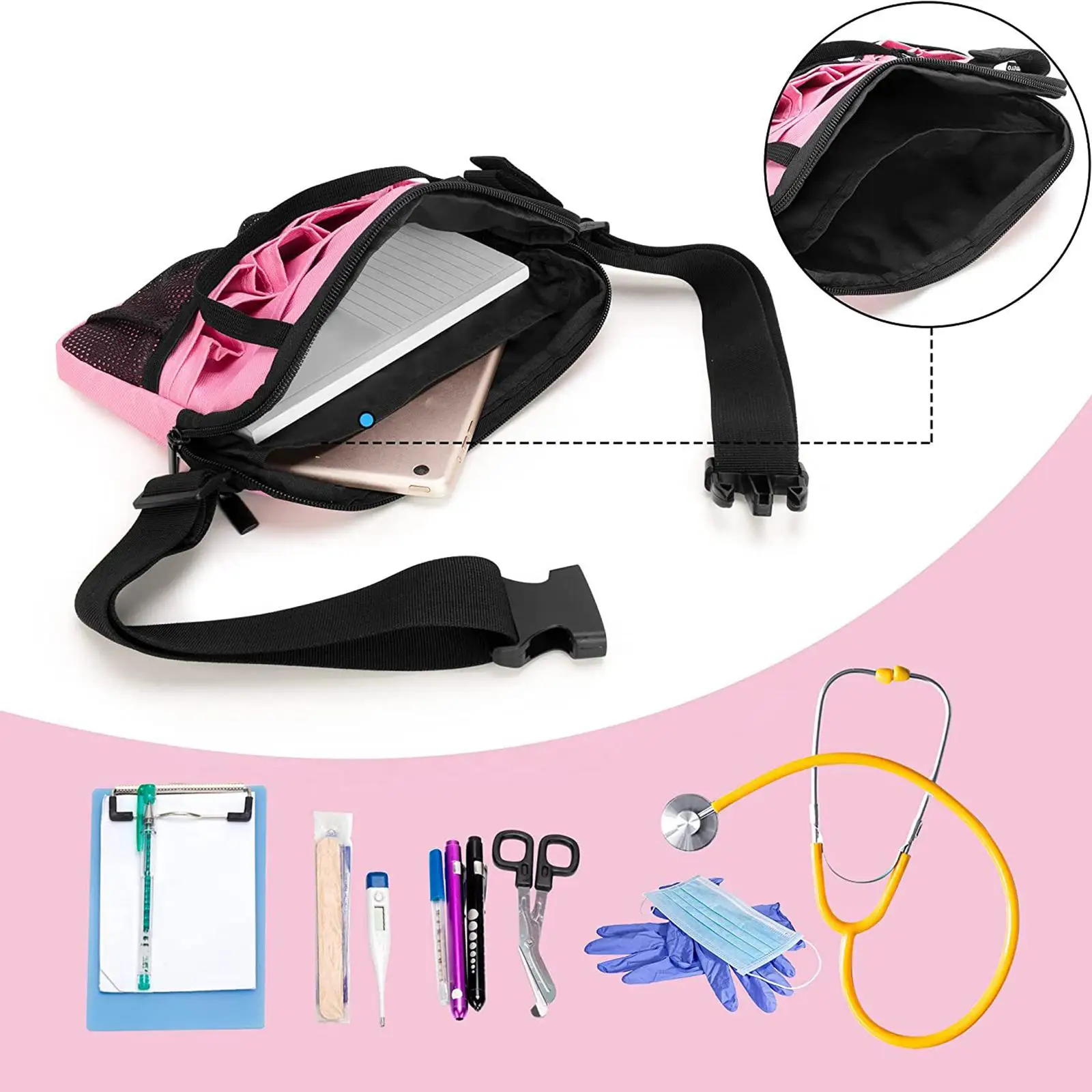 Nurse Fanny Pack Waist Organizer Pouch waist bag