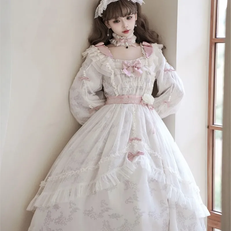 

Elegant Retro Daily Long Sleeve Dress